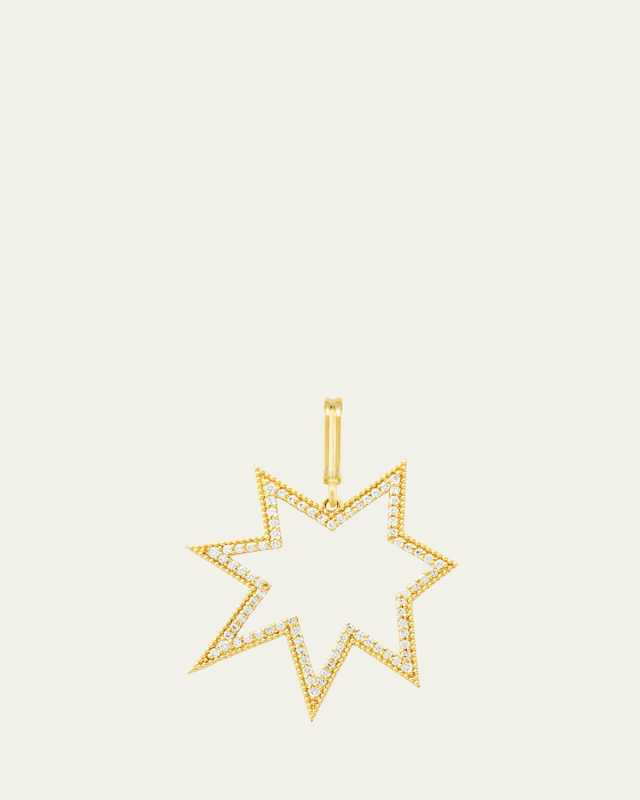 L'Etoile 18K Yellow Gold Charm with Diamonds